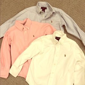 Boys 4T Polo button downs (3)